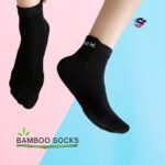 Bamboo Ankle Socks for Men & Women | Black Color