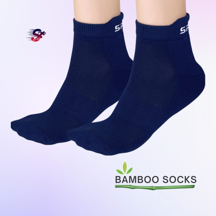 Bamboo Ankle Socks for Men & Women | Navy Blue | Pack of 2 - Image 1