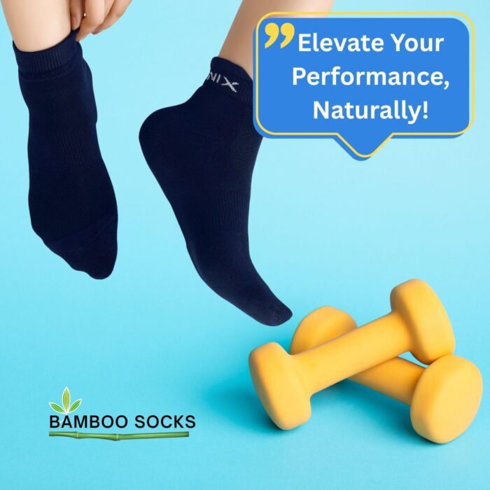 Bamboo Ankle Socks for Men & Women | Navy Blue - Image 5