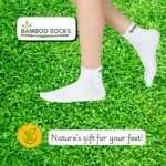 Bamboo Socks for Women | Off White Color | Pack of 1 - Image 6