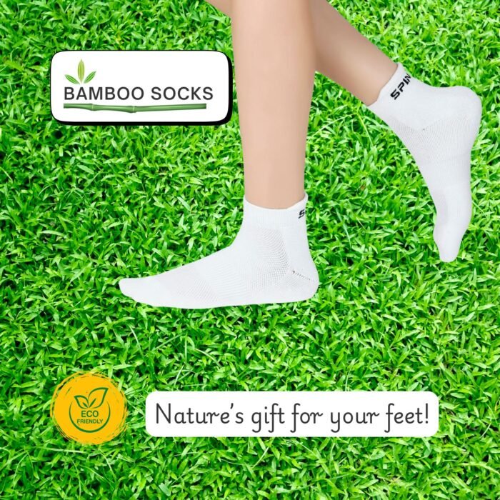 Bamboo Socks for Women | Off White Color | Pack of 1 - Image 6