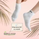 Bamboo Socks for Women | Off White Color | Pack of 1 - Image 7