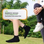 Bamboo Ankle Socks for Men & Women | Black Color - Image 4