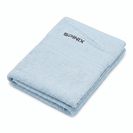 SPINIX light blue bamboo hand towel for gym sports travel and daily use