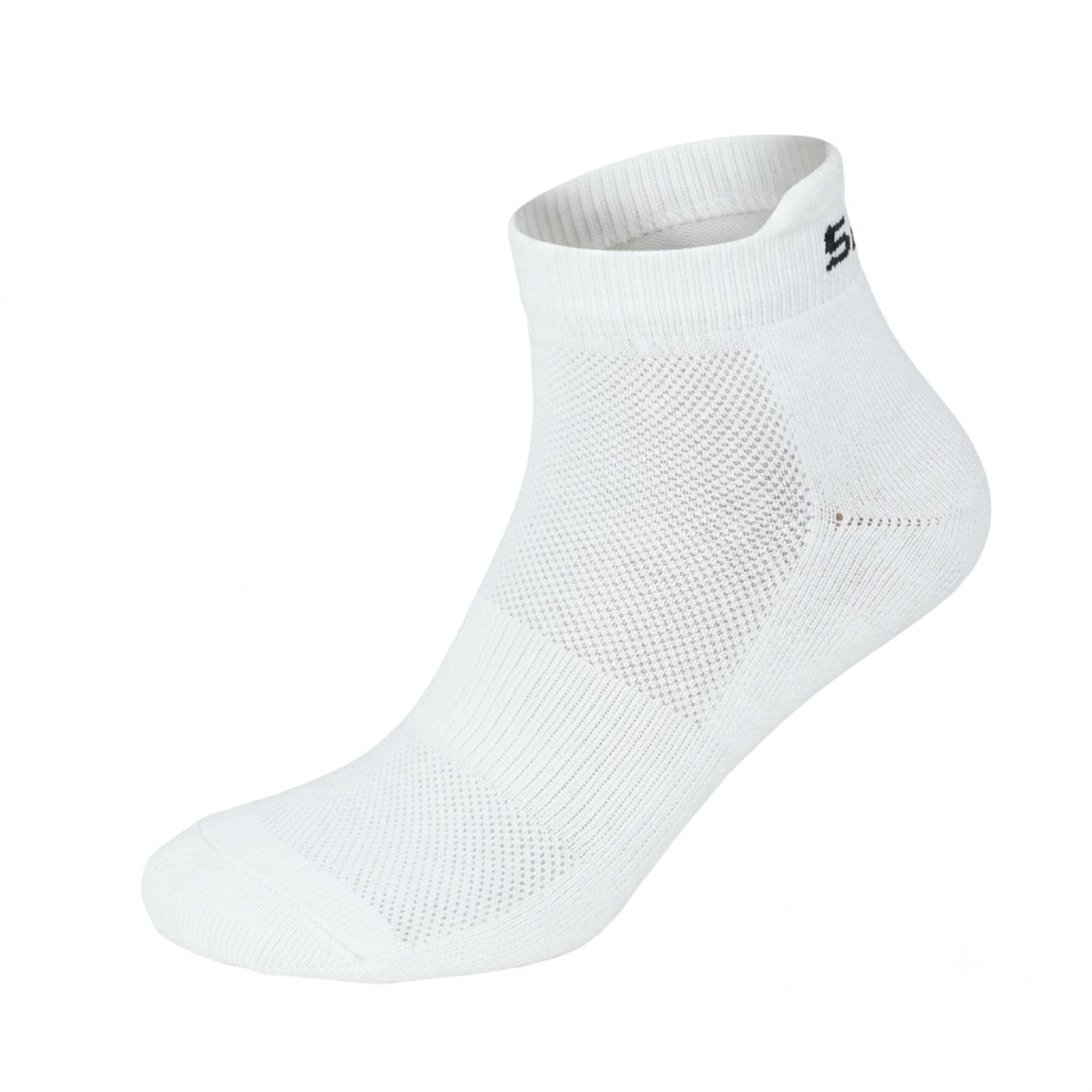 SPINIX Off-White Bamboo Ankle Socks SPINIX off-white bamboo ankle socks shown in ghost mannequin style